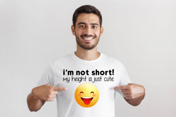 Imprimeu Tricou Im Not Short
