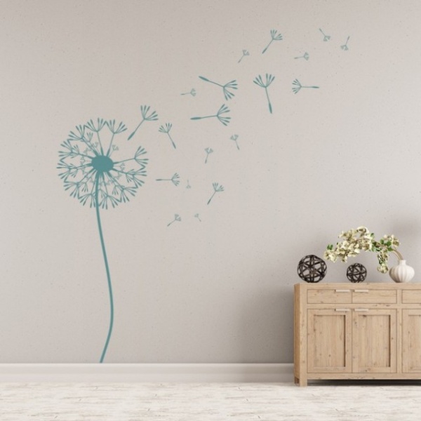 Sticker De Perete Dandelion Floral