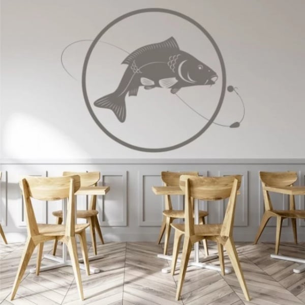 Sticker De Perete Fishing Fish