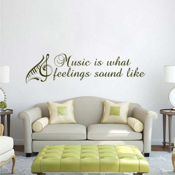 Sticker De Perete Music Is What Feelings Sound Like
