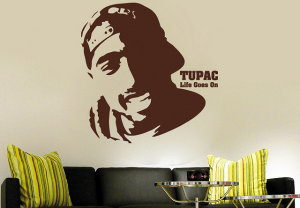 Sticker De Perete Tupac Shakur