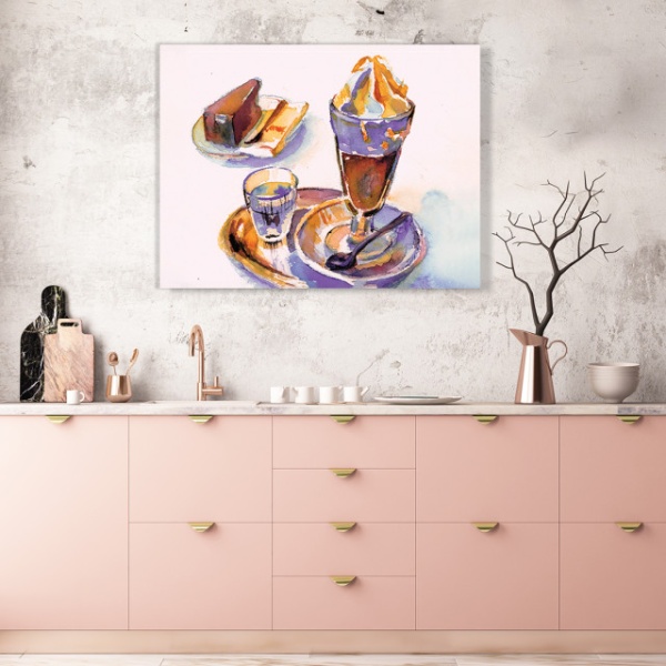 Tablou Bucatarie - Cookie And Icecream