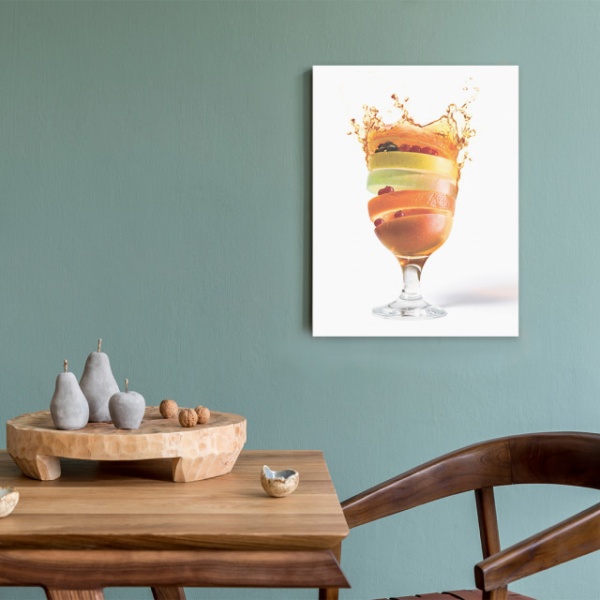 Tablou Bucatarie - Splash Fruit Cocktail