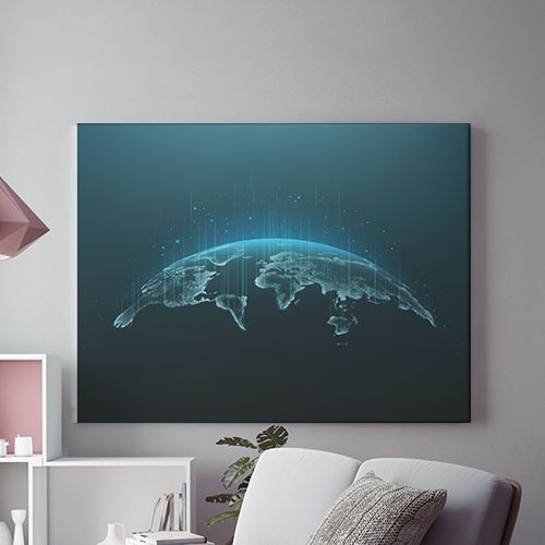 Tablou Canvas Digital Network