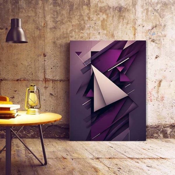 Tablou Canvas Modern Abstract - 3D Abstract paper plane