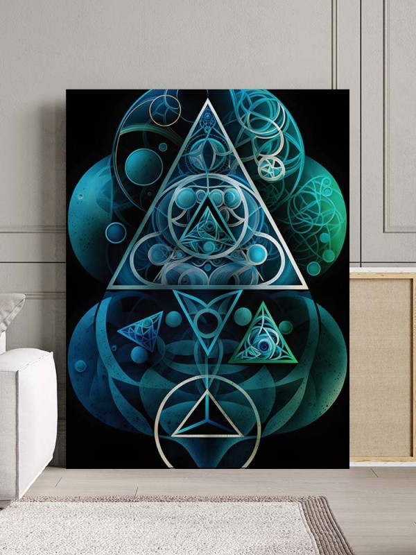 Tablou Canvas Modern Abstract - Abstract symbols