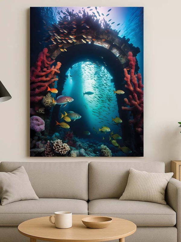 Tablou Canvas Subacvatic portal