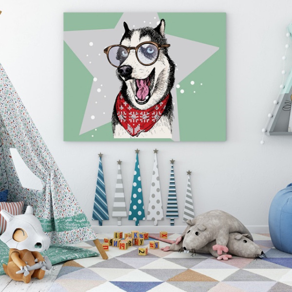 Tablou Copii - Cool Huskey
