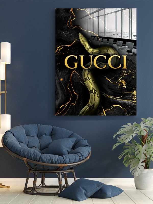 Tablou Motivational - GUCCI Snake
