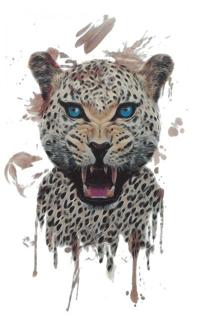 Tatuaj Temporar -leopard- 17x10cm