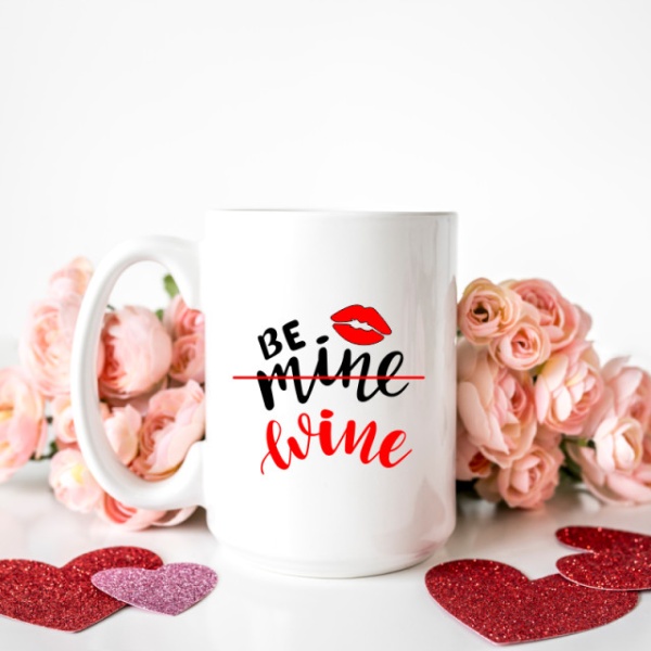 Cana cu Mesaj Be Mine - Wine