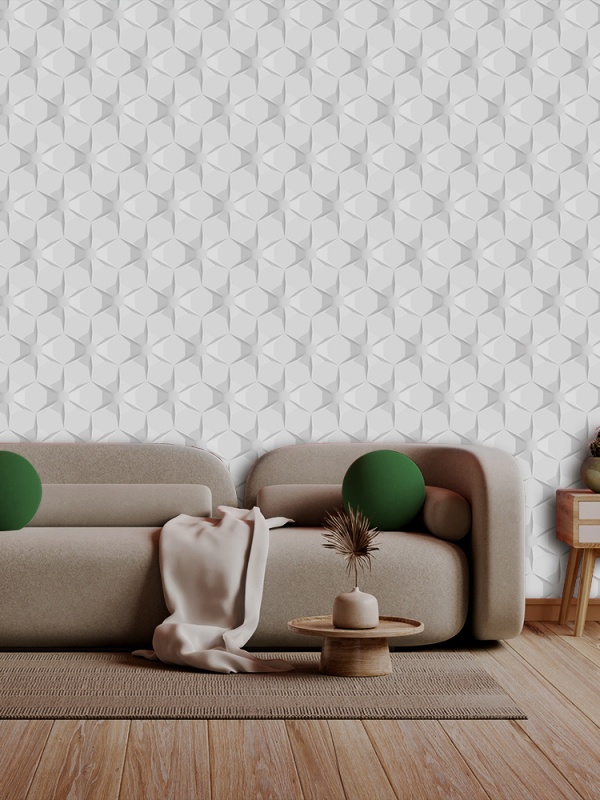 Fototapet 3D - Small Hexagonal Pattern 3D050