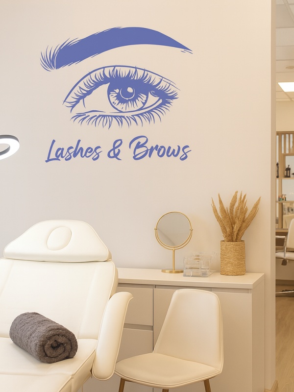Lashes and brows