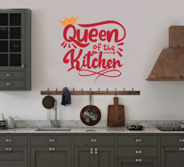 Sticker Bucatarie - Queen of the kitchen