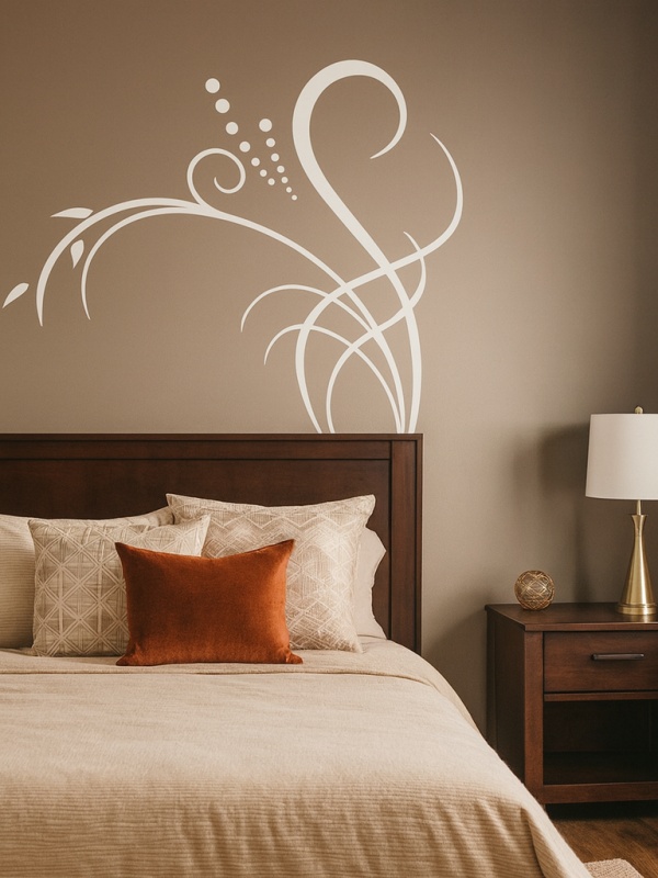 Sticker de Perete Dotted Vines Swirl
