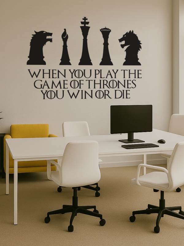Sticker Win Or Die Quote Game Of Thrones
