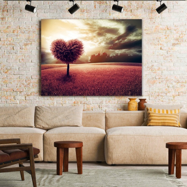 Tablou Canvas Tree Heart At Down