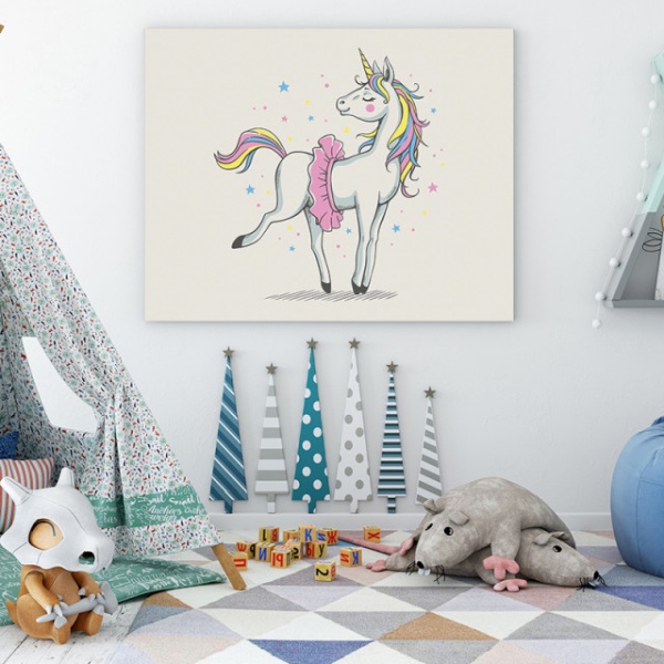 Tablou Copii - Unicorn Ballerina