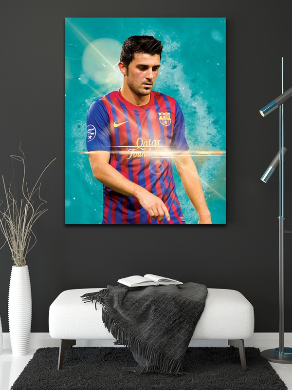 Tablou Fotbalisti David Villa