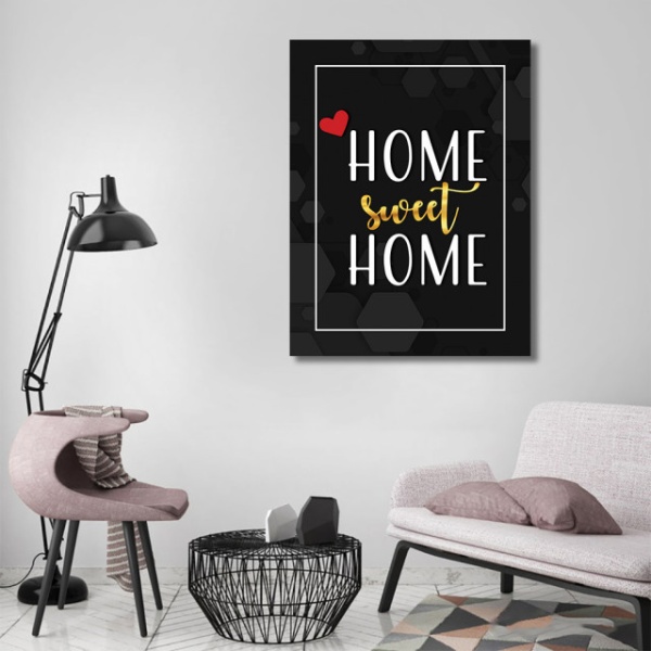 Tablou Motivational - Sweet home