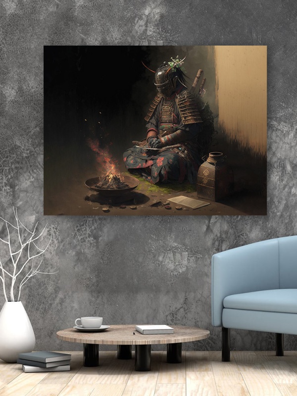 Tablou Samurai warming