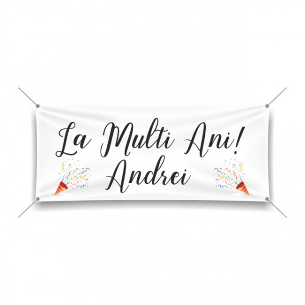 Banner personalizat - La Multi Ani!