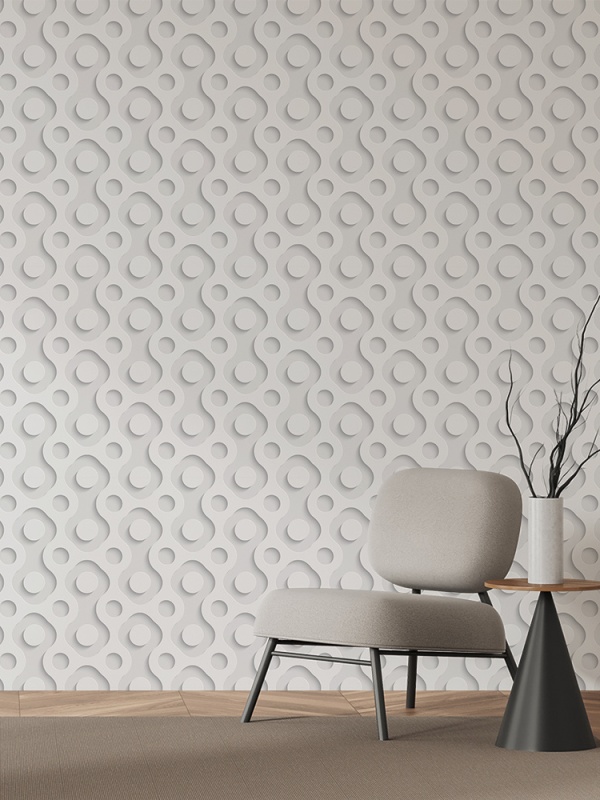 Fototapet 3D - Eight Shapes Pattern 3D019