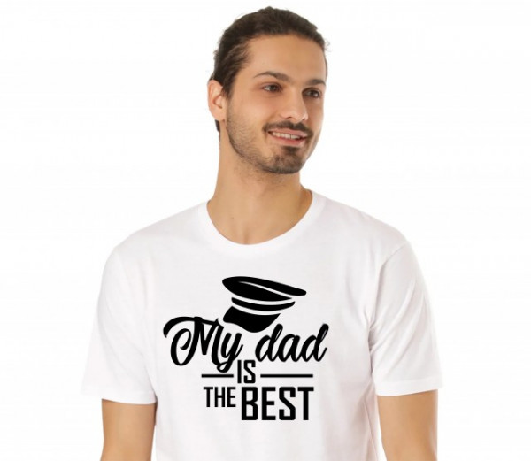 Imprimeu Tricou Tatal Meu Este Cel Mai Bun - My Dad Is The Best