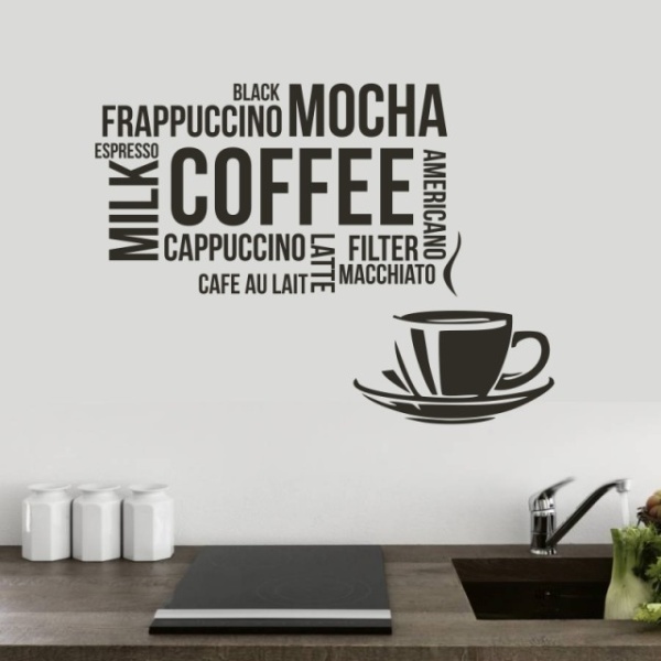 Sticker De Perete Coffee, Mocha, Frappuccino
