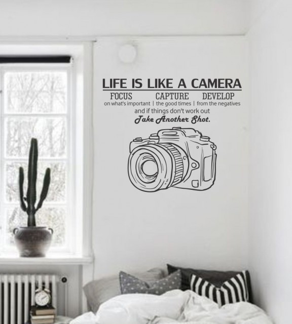 Sticker De Perete Life Is Like A Camera