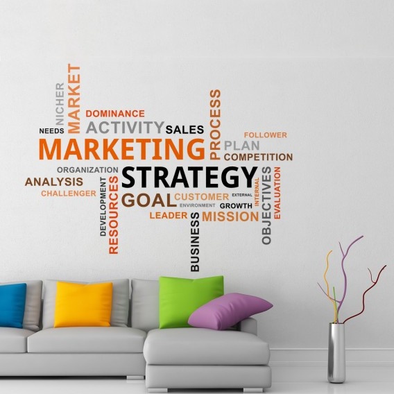 Sticker De Perete Marketing Color 1