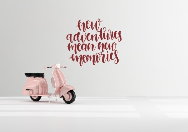 Sticker De Perete New Adventure New Memories
