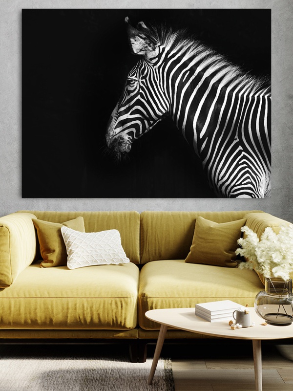 Tablou Black and white stripes