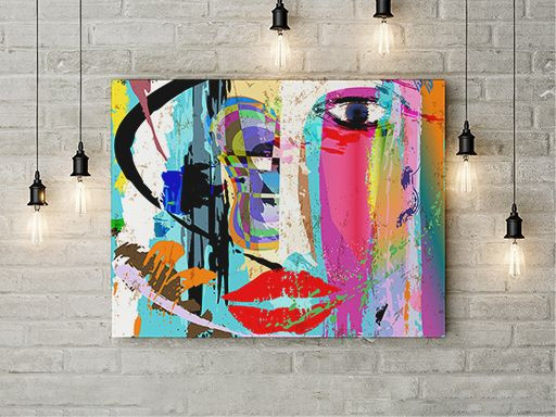 Tablou Canvas Abstract Face