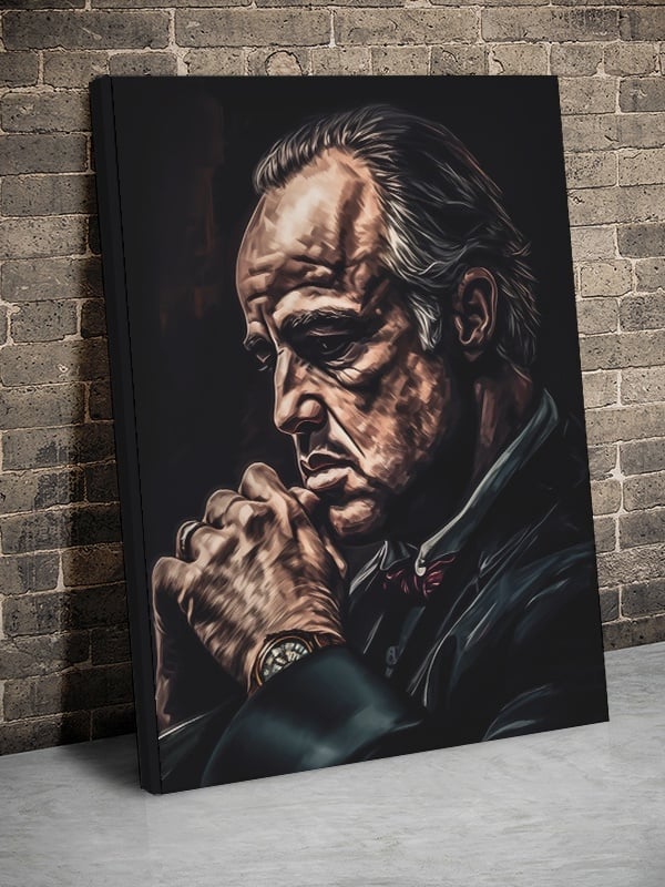 Tablou Canvas Inspirațional - Introspection (The Godfather)
