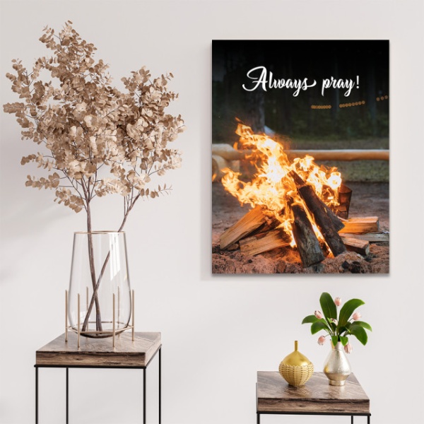 Tablou Inspirational - Always pray