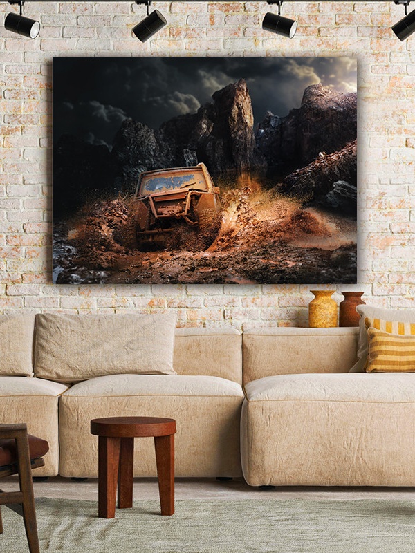 Tablou Offroad mud racing