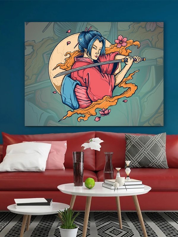 Tablou Warrior Geisha