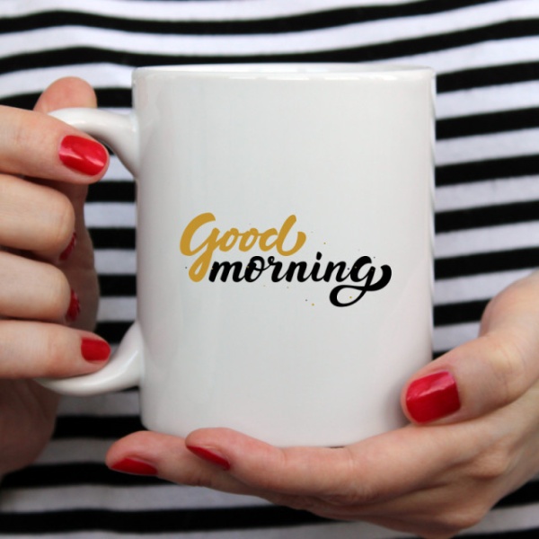Cana cu Mesaj Good Morning