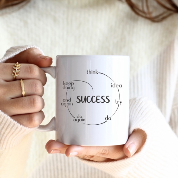 Cana cu Mesaj Think Ideea Success