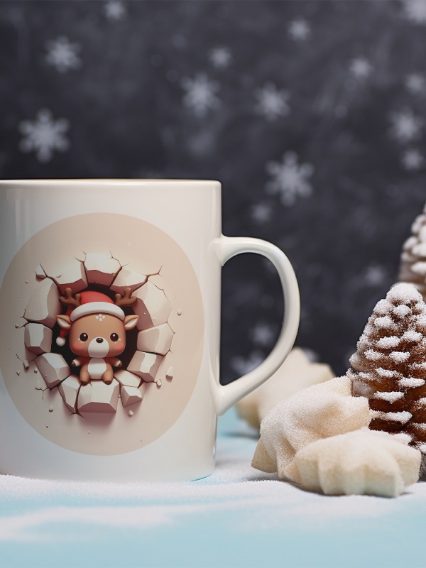 Cana De Craciun - Tiny Cute Reindeer