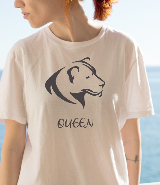 Imprimeu Tricou Dama Lioness Queen