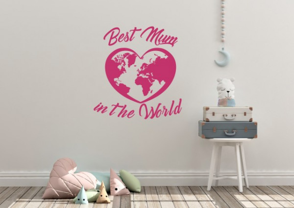 Sticker De Perete Best Mum In The World