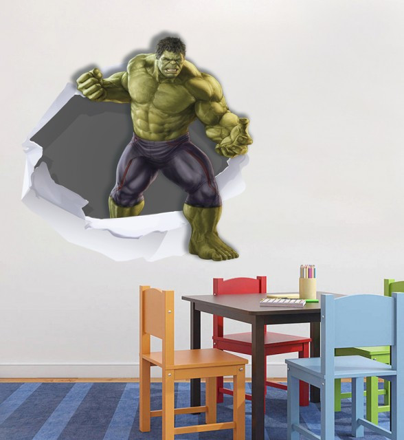 Sticker De Perete Hulk 3d