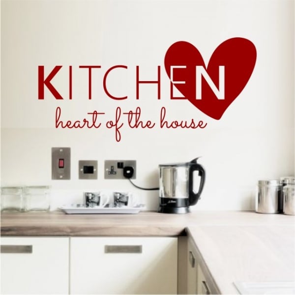 Sticker De Perete Kitchen Heart Of The House