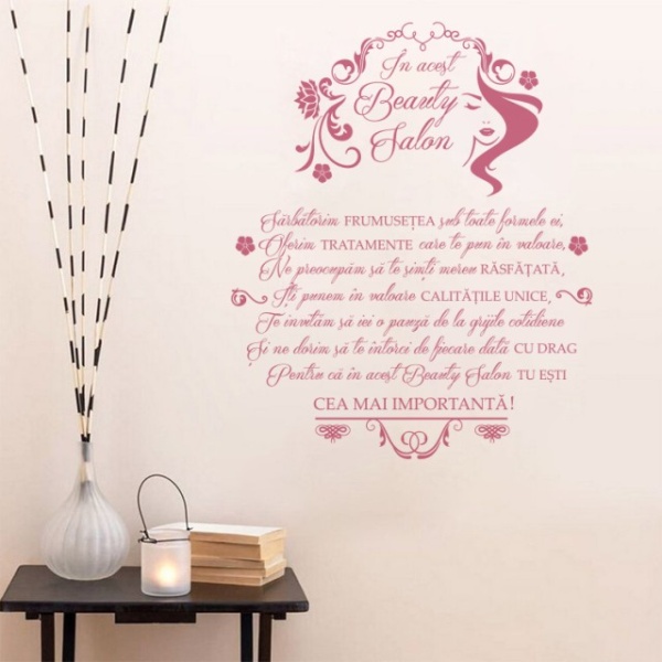 Sticker Decorativ - In Acest Beauty Salon