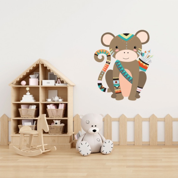 Sticker Warrior monkey