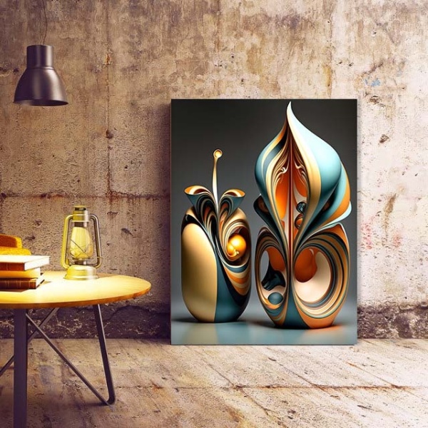 Tablou Canvas Modern Abstract - 3D Surreal still nature
