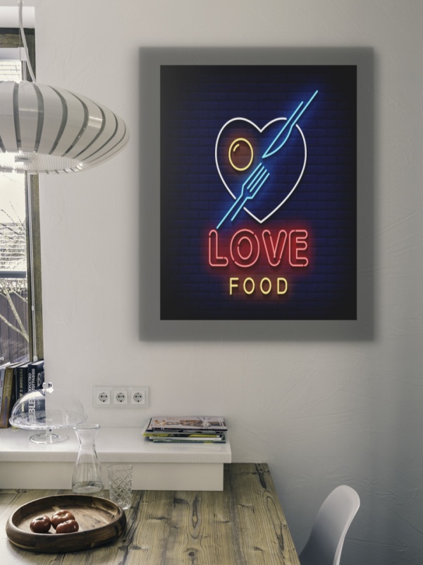 Tablou Love Food