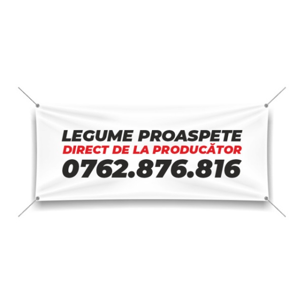 Banner personalizat - direct de la fermier